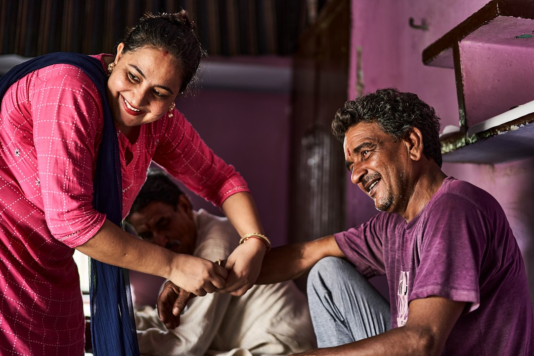Nurse providing professional patient care